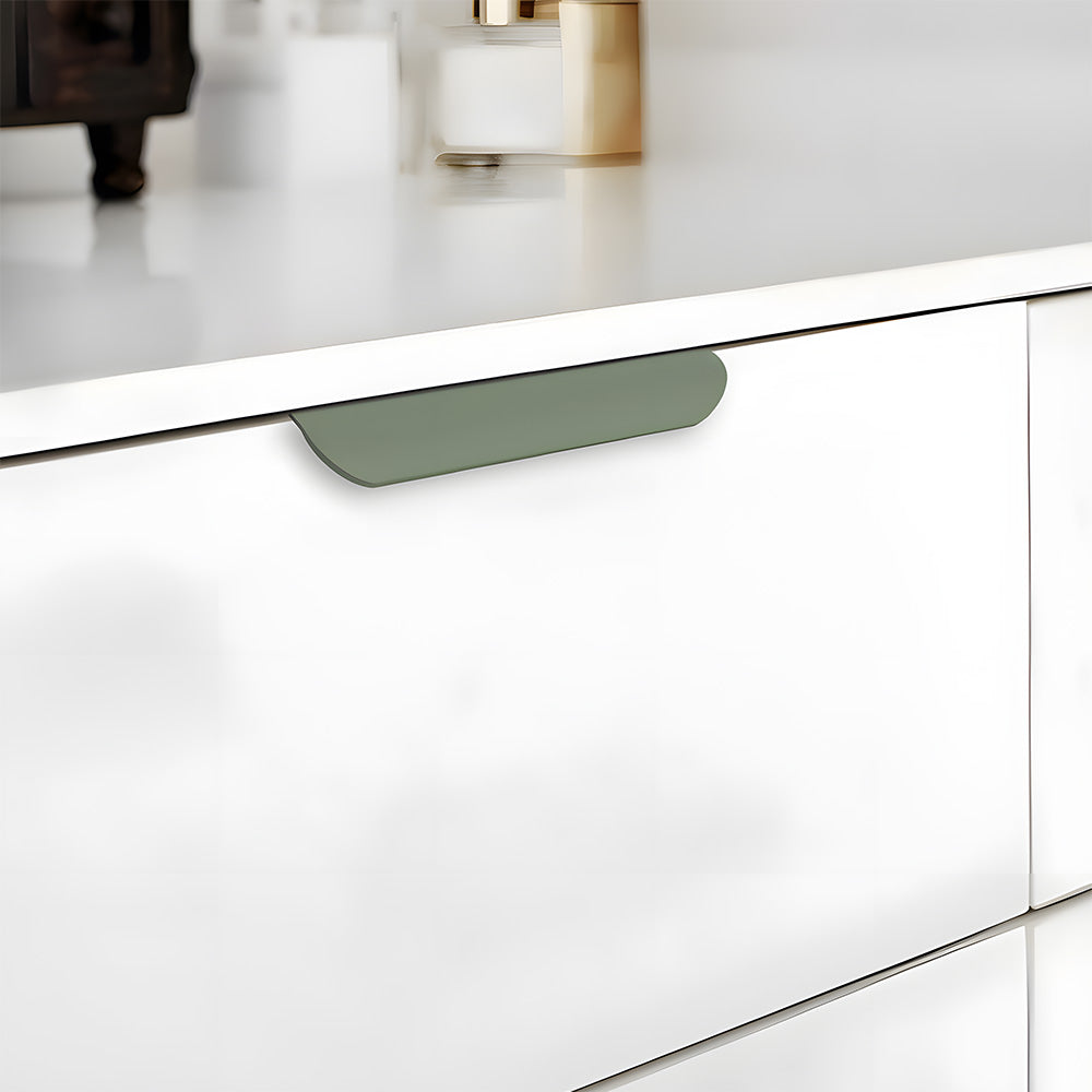 Multicolored Simple Invisible Finger Cabinet Drawer Handle