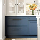 Modern Brass Black & Gold  Kitchen Cabinet Drawer Pulls