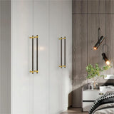 Modern Brass Black & Gold  Kitchen Cabinet Drawer Pulls