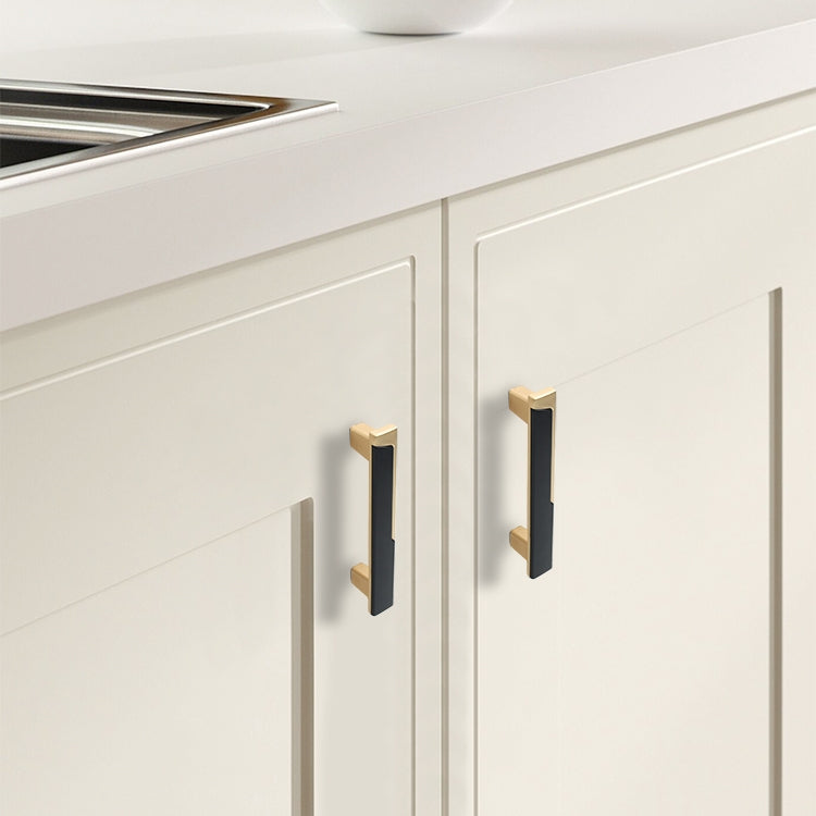 Zinc Alloy Modern Cabinet Handles Drawer Pulls for Kitchen