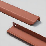 Multicolored Simple Invisible Finger Cabinet Drawer Handle
