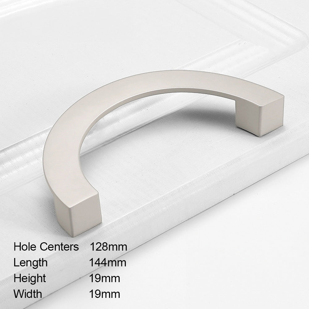 Cream Style Flush Sliding Hidden Drawer Pull
