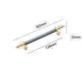 Modern Shiny Zinc Alloy Cabinet Handles
