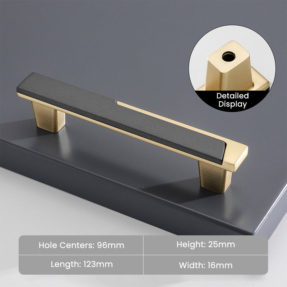 Zinc Alloy Modern Cabinet Handles Drawer Pulls for Kitchen