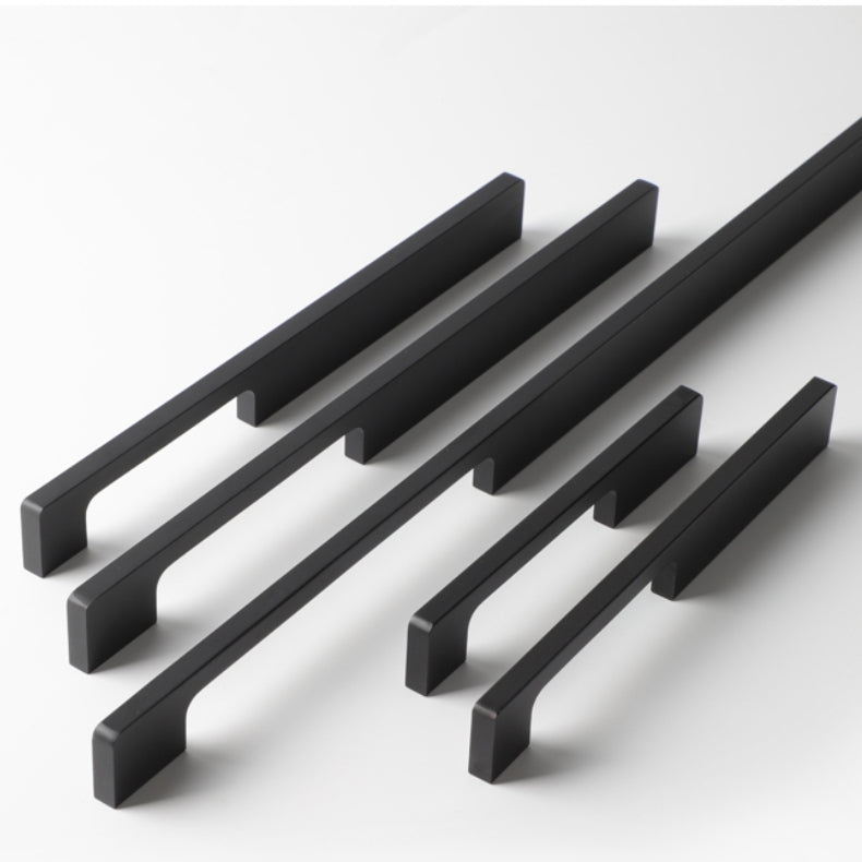 Modern Aluminum Alloy Slimline Gold Cabinet Drawer Handles