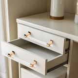 Modern Transparent Acrylic Wardrobe Door Handle