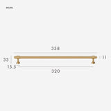Modern Brass Black & Gold  Kitchen Cabinet Drawer Pulls