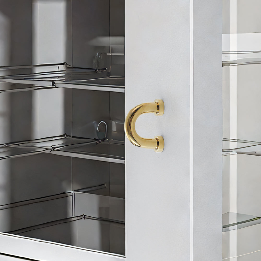 Luxurious Nordic Brass Cabinet Drawer Handles