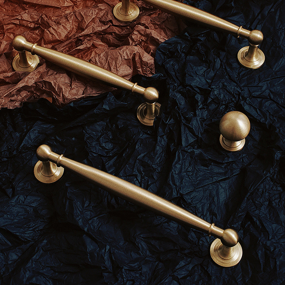 European Style Gold Wardrobe Cabinet Door Handle