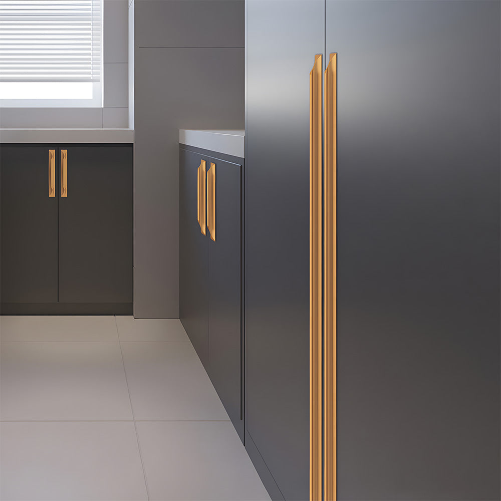 Trapezoidal Modern Kitchen Cabinet Drawer Handle