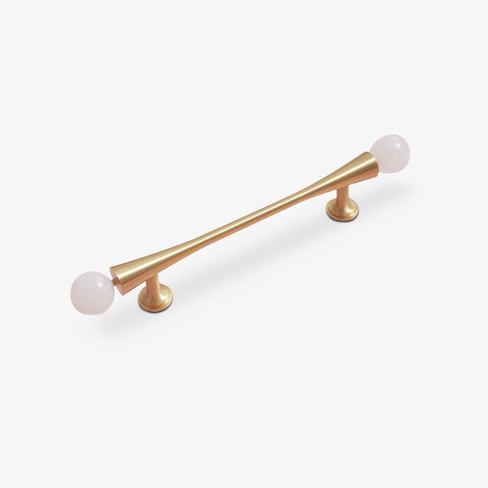 Personality Crystal Brass French Light Luxury Style Wardrobe Cabinet  Pull