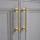 Vintage Simple Solid Brass Cabinet Pulls