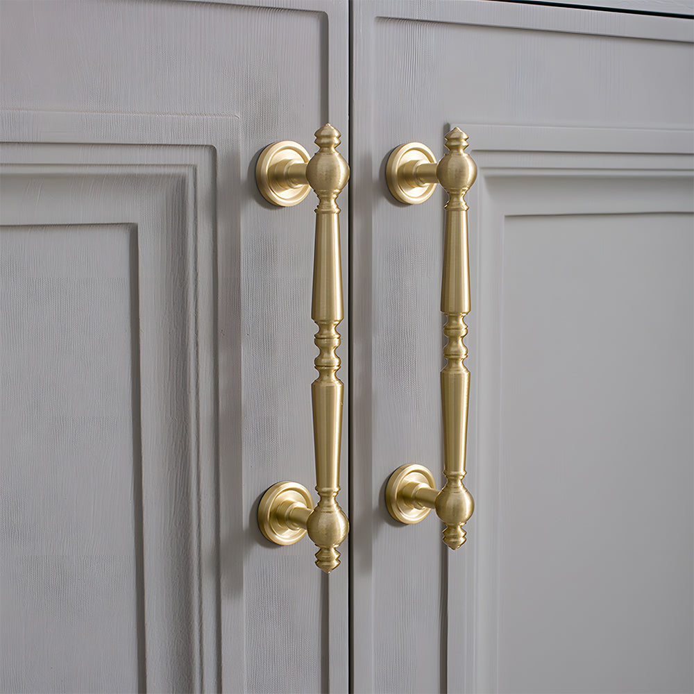 Vintage Simple Solid Brass Cabinet Pulls
