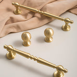 Vintage Simple Solid Brass Cabinet Pulls