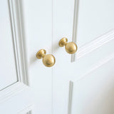 Vintage Simple Solid Brass Cabinet Pulls