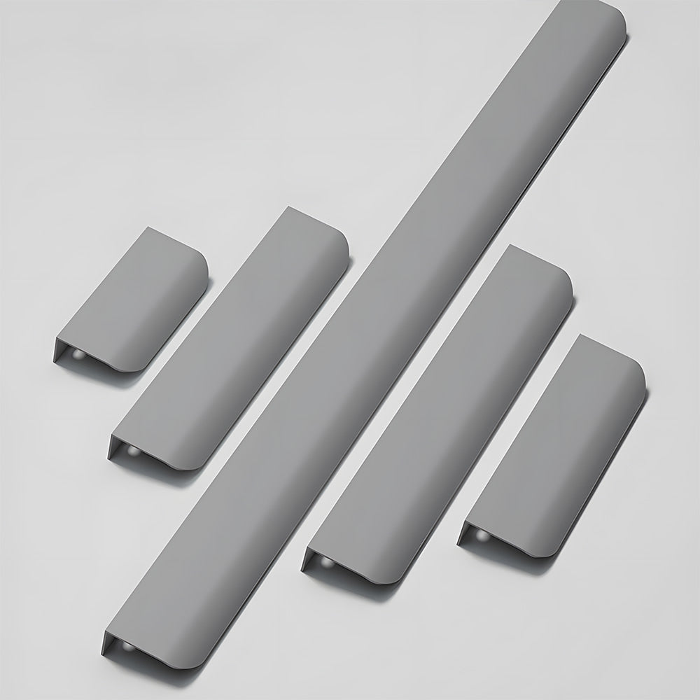 Multicolored Simple Invisible Finger Cabinet Drawer Handle