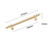 Modern Shiny Zinc Alloy Cabinet Handles