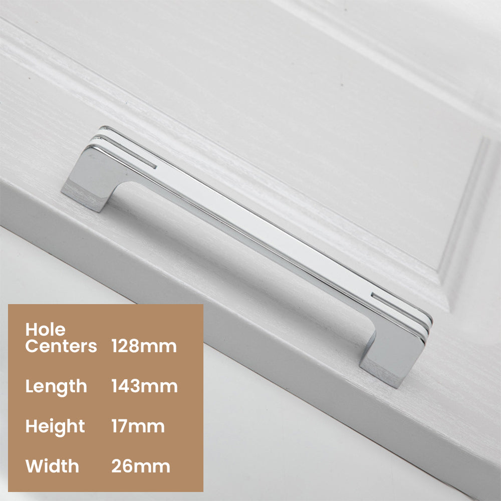 Modern Unique Chrome Kitchen Cabinet Handles