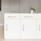 Simple European Modern Round Stick Cabinet Handle
