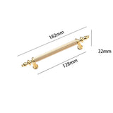 Modern Shiny Zinc Alloy Cabinet Handles
