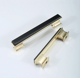 Modern Black Gold  Wardrobe Cabinet Pulls