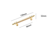 Modern Shiny Zinc Alloy Cabinet Handles