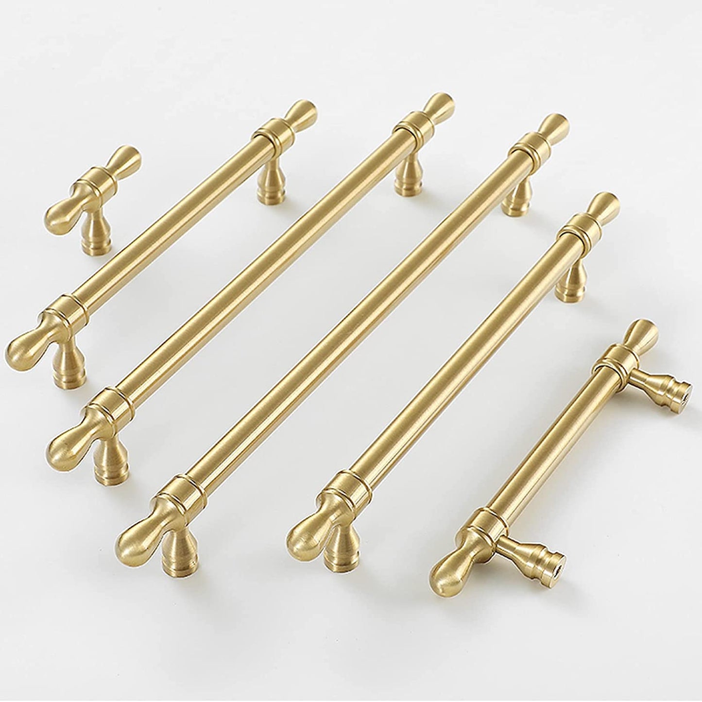 Solid Gold Brass Drawer Knobs And Dresser Pulls