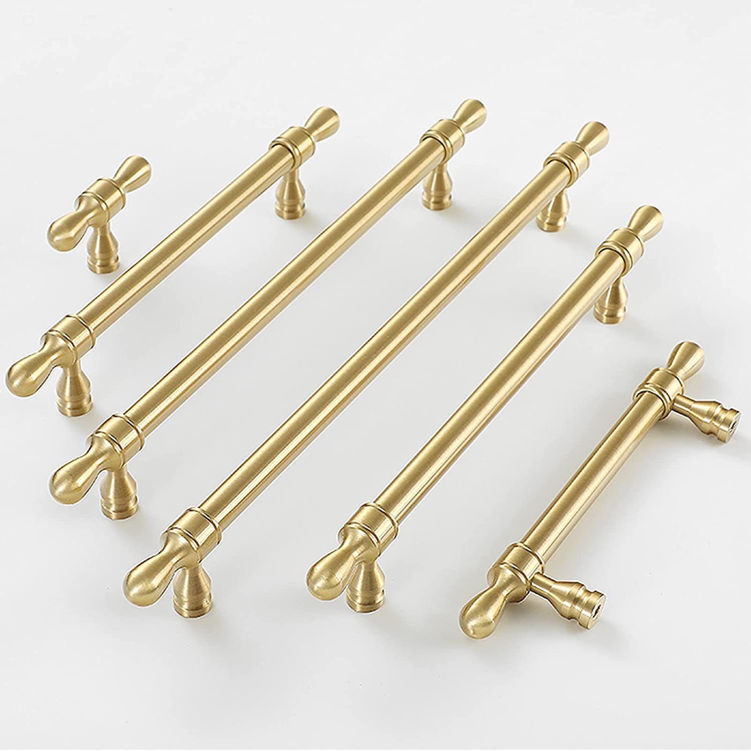 Solid Gold Brass Drawer Knobs And Dresser Pulls