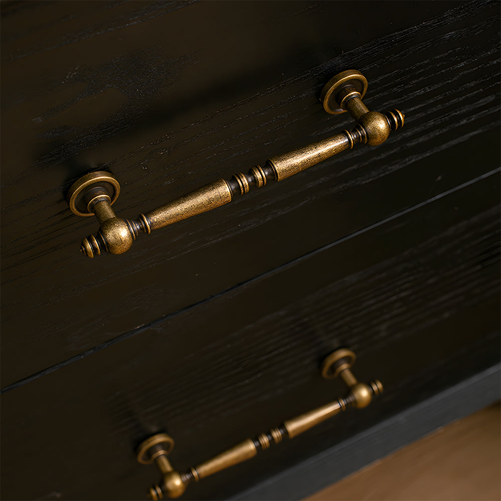 Vintage Simple Solid Brass Cabinet Pulls