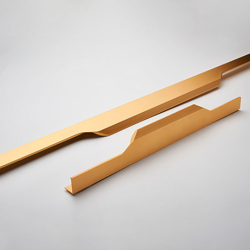 Gold Stylish Wardrobe Cabinet Finger Edge Pulls