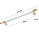 Modern Shiny Zinc Alloy Cabinet Handles