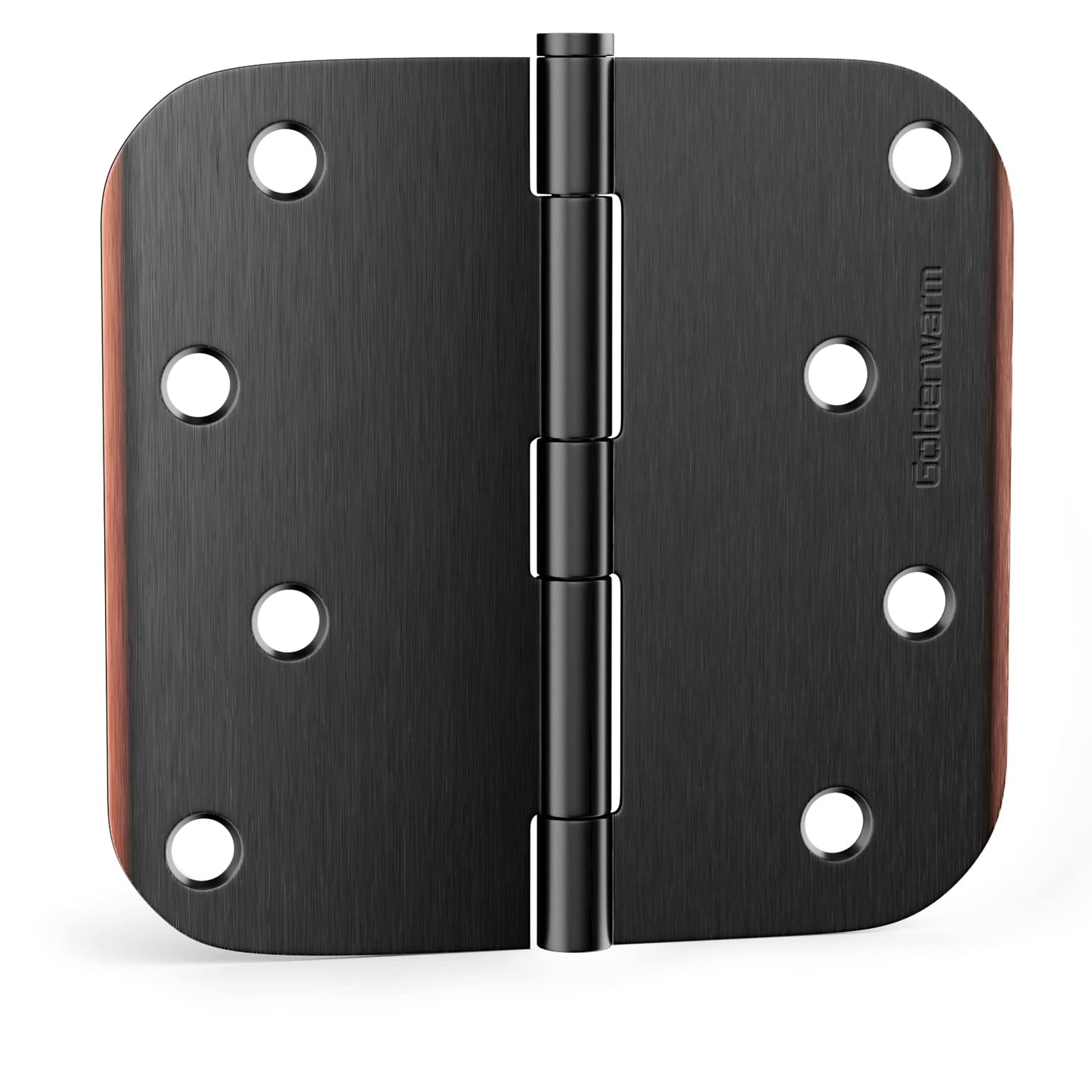 Stainless Steel 4 Inch Oil Rubbed Bronze with 5/8" Radius Corners Door Hinges for Interior Door