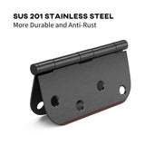 Stainless Steel 4 Inch Oil Rubbed Bronze with 5/8" Radius Corners Door Hinges for Interior Door