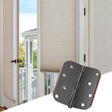 Stainless Steel 4 Inch Oil Rubbed Bronze with 5/8" Radius Corners Door Hinges for Interior Door