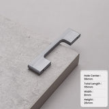 Aluminum Alloy Extended Cabinet Handles Drawer Knobs for Kitchen