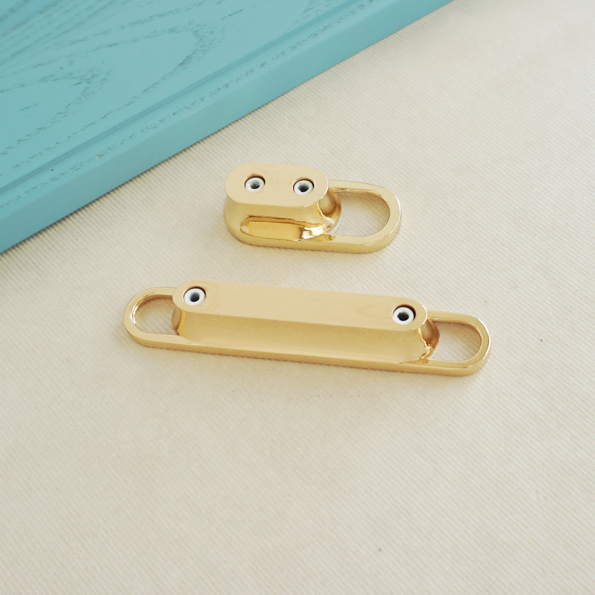 Modern Gold Chrome Kitchen Cabinet Handle and Knobs