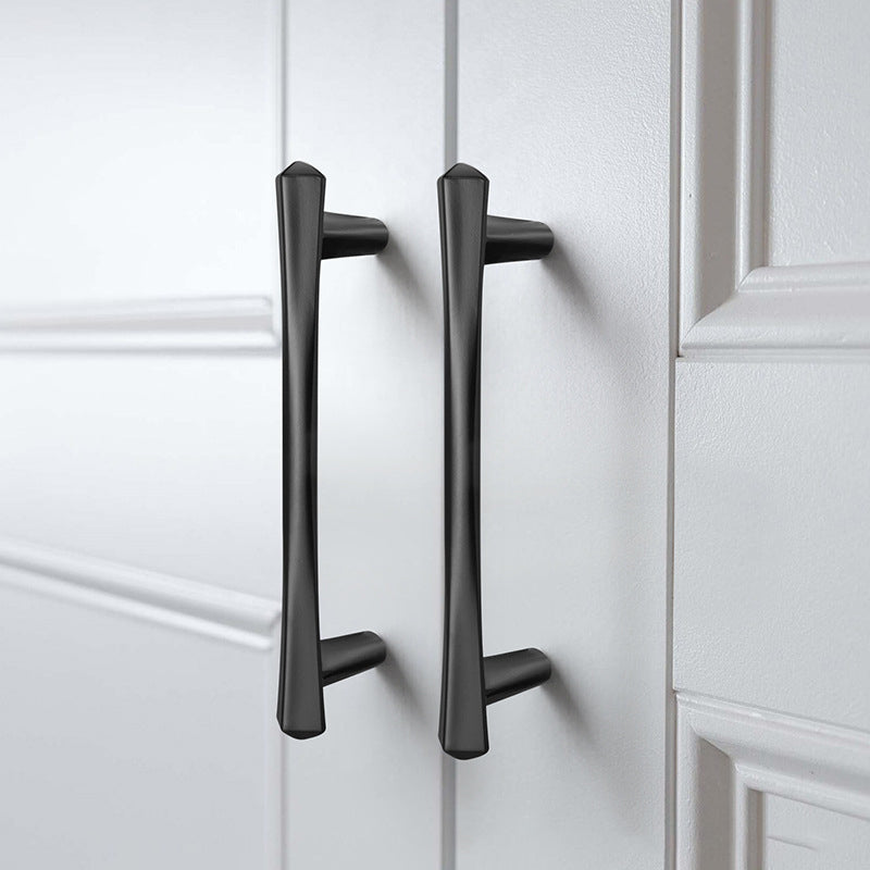 Nordic Style Gold Black Cabinet Dresser Pull Knobs