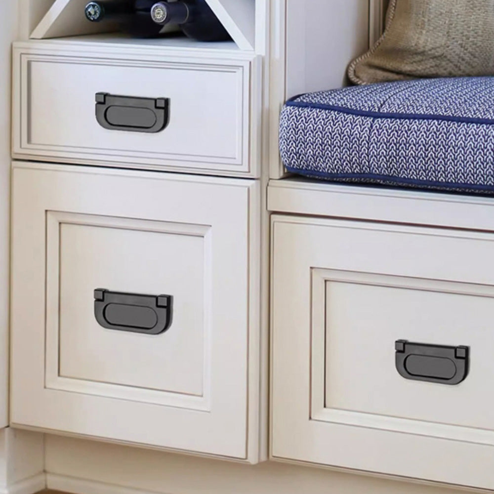 Modern Hidden Flush Cabinet Handles for Living Room