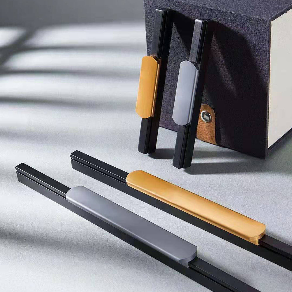 Aluminum Decotative Cabinet Pull Closet Door Hardware Handles for Furniture Cabinet