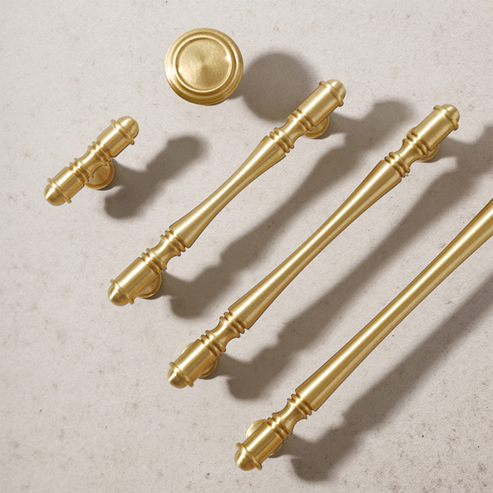 Gold Antique Brass Cabinet Pulls