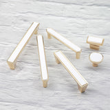 Modern Deco Square Zinc Alloy Kitchen Cabinet Pulls