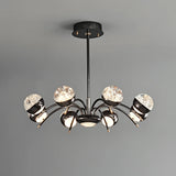 Transparent round chandelier