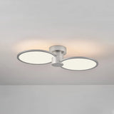 Circular acrylic ceiling-mounted installation