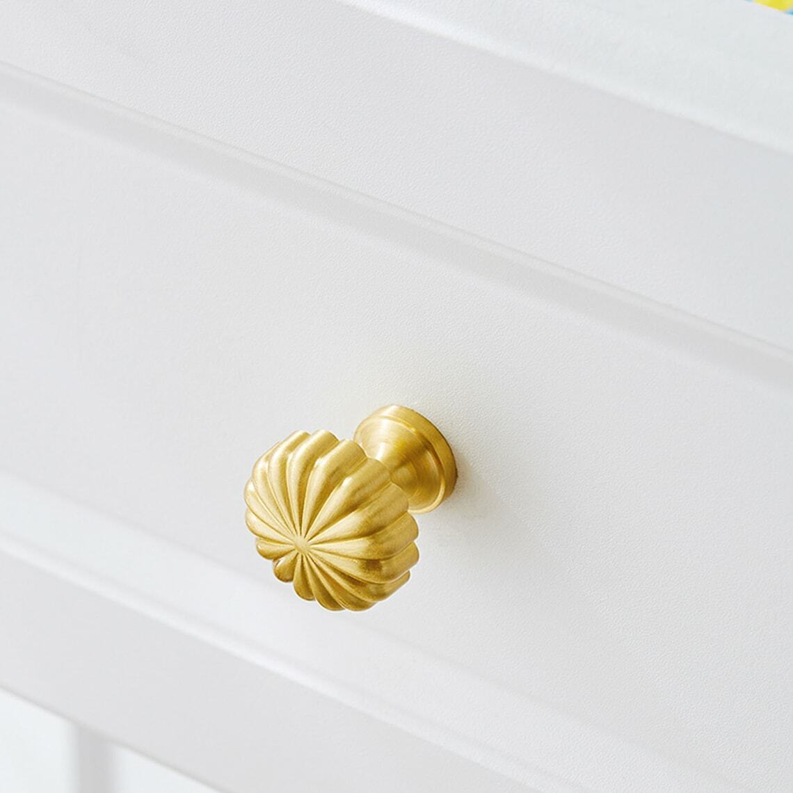 Solid Brass Furniture Hardware Single Hole Knobs
