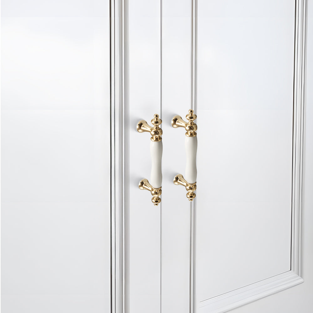 Luxury Elegant Ceramic Cabinet Drawer Pulls