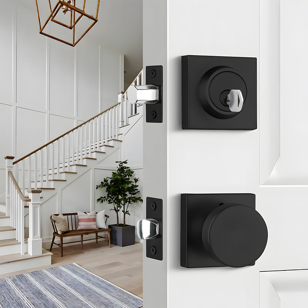 Exterior Enrty Door Knobs Locks Set with Deadbolt