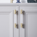Transparent Acrylic Cabinet Drawer Dresser T Bar Handles