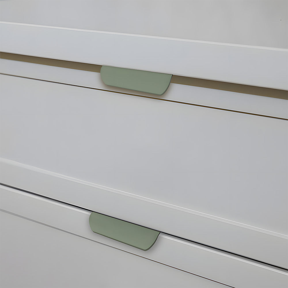 Multicolored Simple Invisible Finger Cabinet Drawer Handle