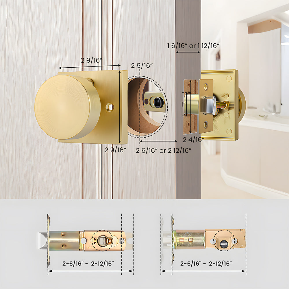 Exterior Enrty Door Knobs Locks Set with Deadbolt