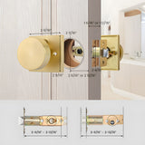 Exterior Enrty Door Knobs Locks Set with Deadbolt